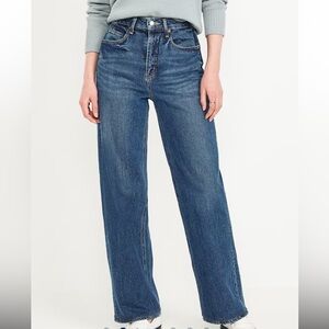 Old Navy Extra Sky High Wide Leg Jeans